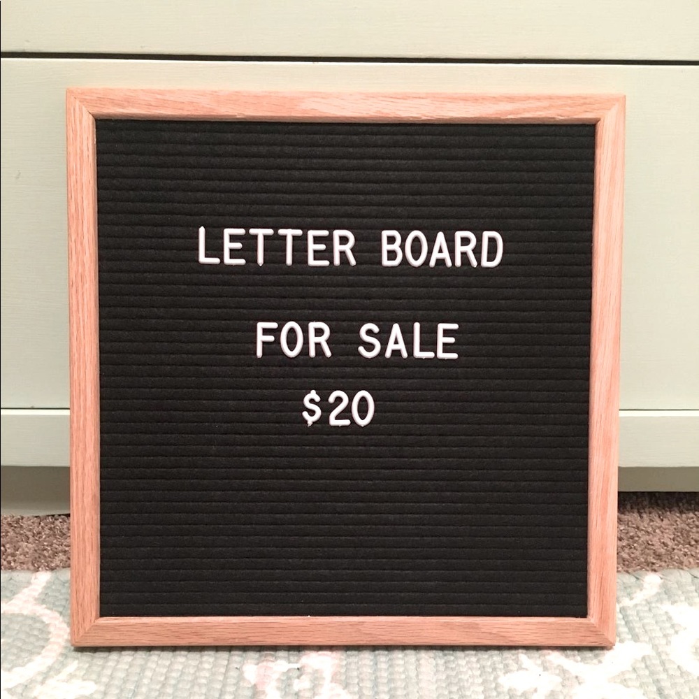 Board Industry Felt Letterboard